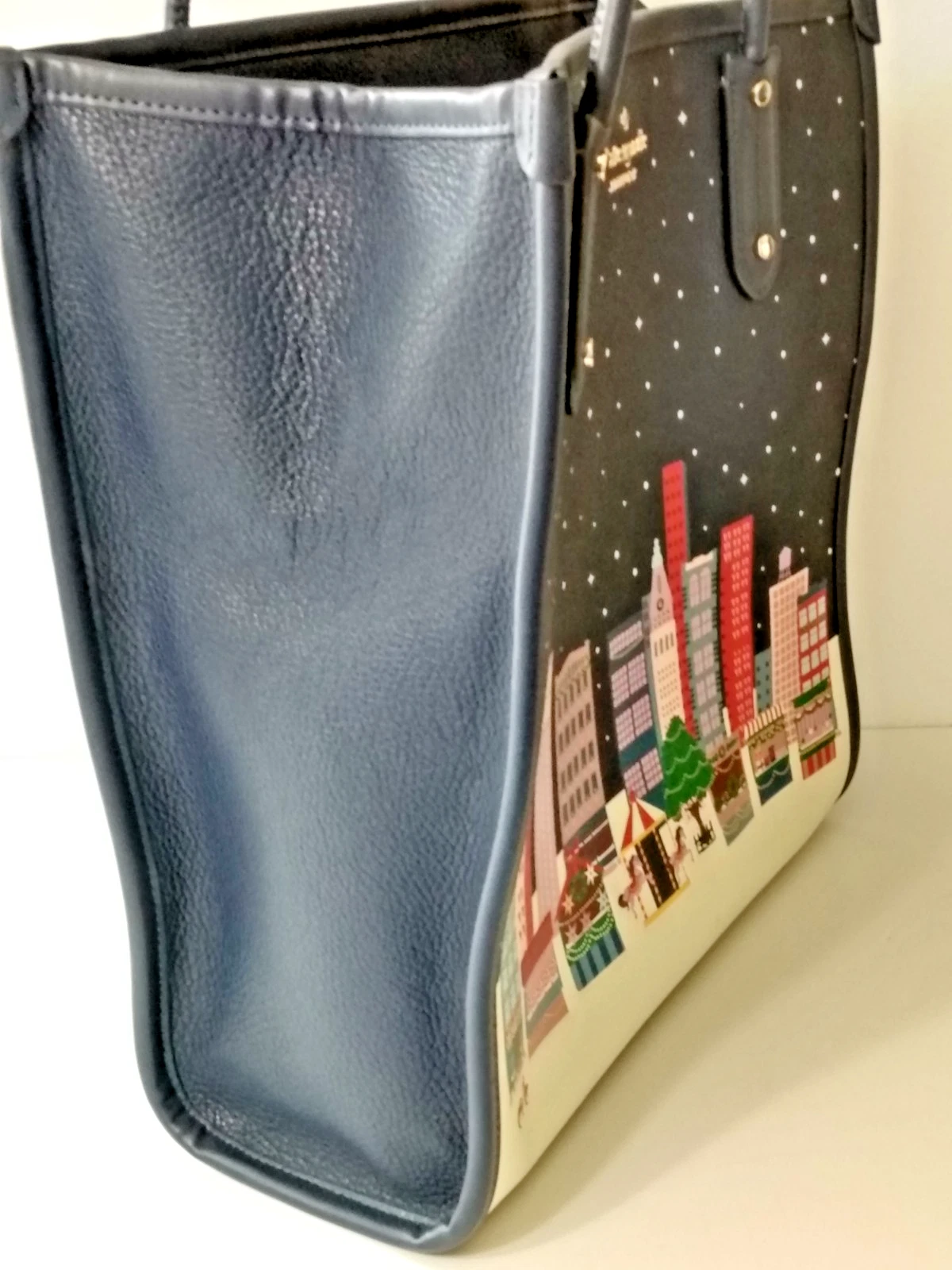 Borsa Kate Spade Ella Winter Wonders North South LargeZip Holiday edizione limitata