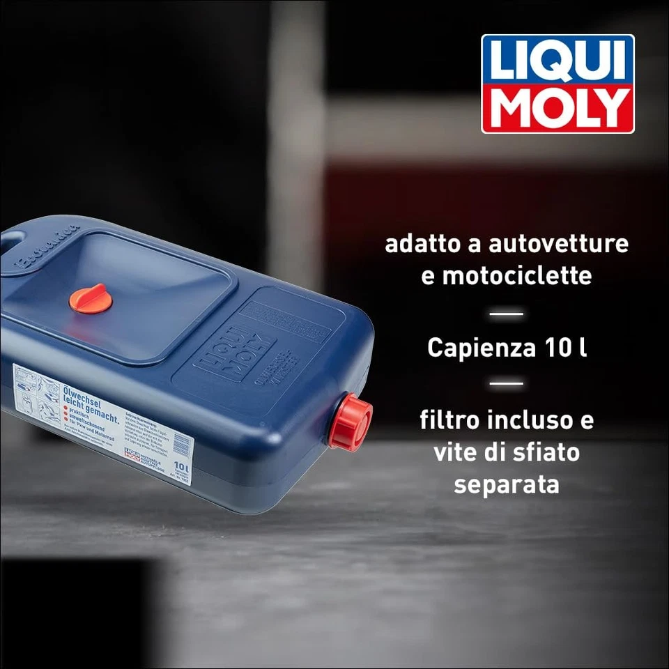 Liqui Moly 7055 Taniche Per Il Cambio Dell’Olio Blu 10 L - Immagine 3 di 4