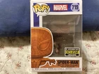 SPIDER-MAN FUNKO POP! #719 w/ BOX, EXCLUSIVE, LIMITED EDIT.  MARVEL/FREE POSTAGE