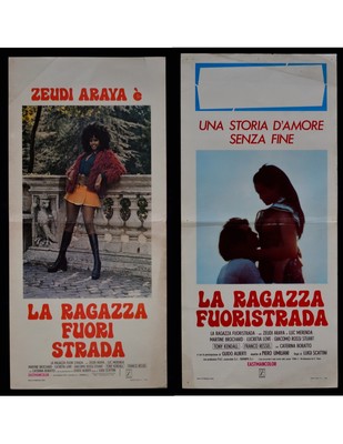 lot 2 posters THE OFF-ROAD GIRL ZEUDI ARAYA LUC SNACK B359