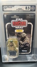 2022 STAR WARS VINTAGE COLLECTION YODA VC218 AFA 8.5 Graded New MOC