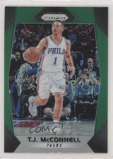2017-18 Panini Prizm Green Prizm TJ McConnell #5 4m6