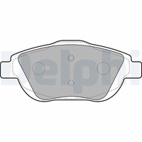 Delphi Bremsbelagsatz, Scheibenbremse Vorderachse U.A. FüR CitroËN, Ds, Opel