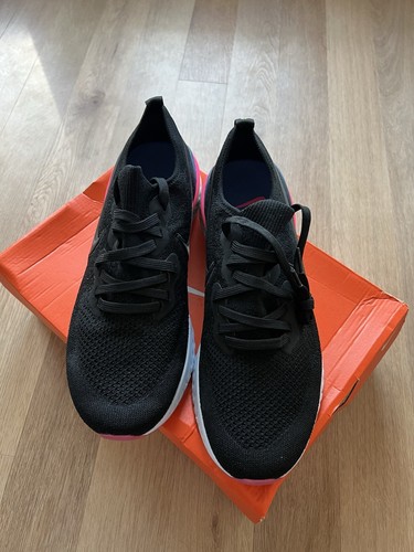 NIKE EPIC REACT FLYKNIT 2 BQ8928-003 BLACK SAPPHIRE MEN'S RUNNING CASUAL SHOES