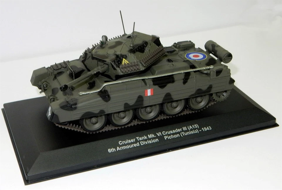 Eaglemoss 1:43 Cruiser Tank Mk.VI Crusader Mk.III 6th Arm Div British Army - Image 2 of 2