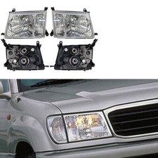 For Toyota Land Cruiser 100 Headlight Head Lamp Set Lhrh Repair Halogen 1998-07