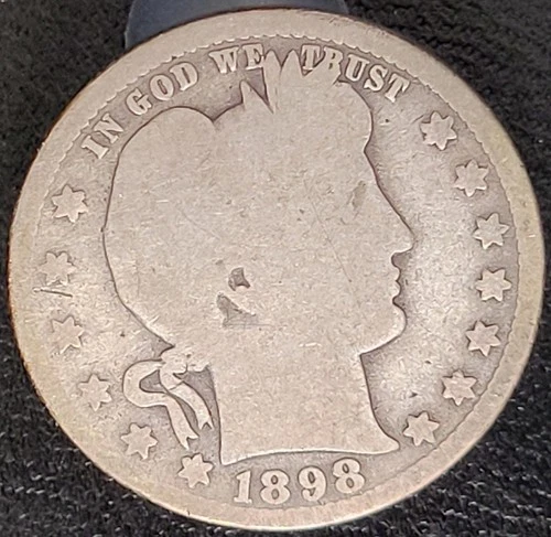 1898 O New Orleans Mint Barber Quarter