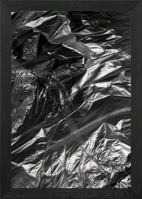 Plastic bag close up trip Framed Wall Art Poster Canvas Print Picture