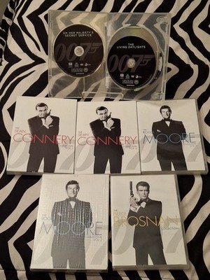 James Bond DVD Collection Lot   Connery Moore Brosnan Dalton Craig, Tested Discs