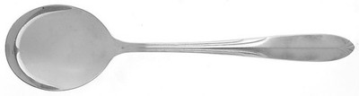 National Silver Co Overture  Cream Soup Spoon 486238