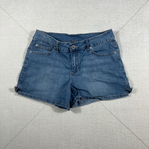 Faded Glory Jeans kurze Shorts Gr. 10 Medium Wash guter Zustand