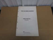 1989 Ford Festiva Wiring Diagram Schematics Sheet Service Shop Manual 1989 Ford Festiva Wiring Diagram Schematics Sheet Service Shop Manual