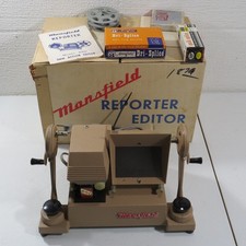 Vintage Mansfield Reporter 8mm Film Movie Action Editor Model 650 Tested Works
