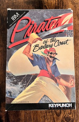 Pirates of the Barbary Coast, Starsoft Laboratories, IBM PC, DOS, 5,25 Zoll