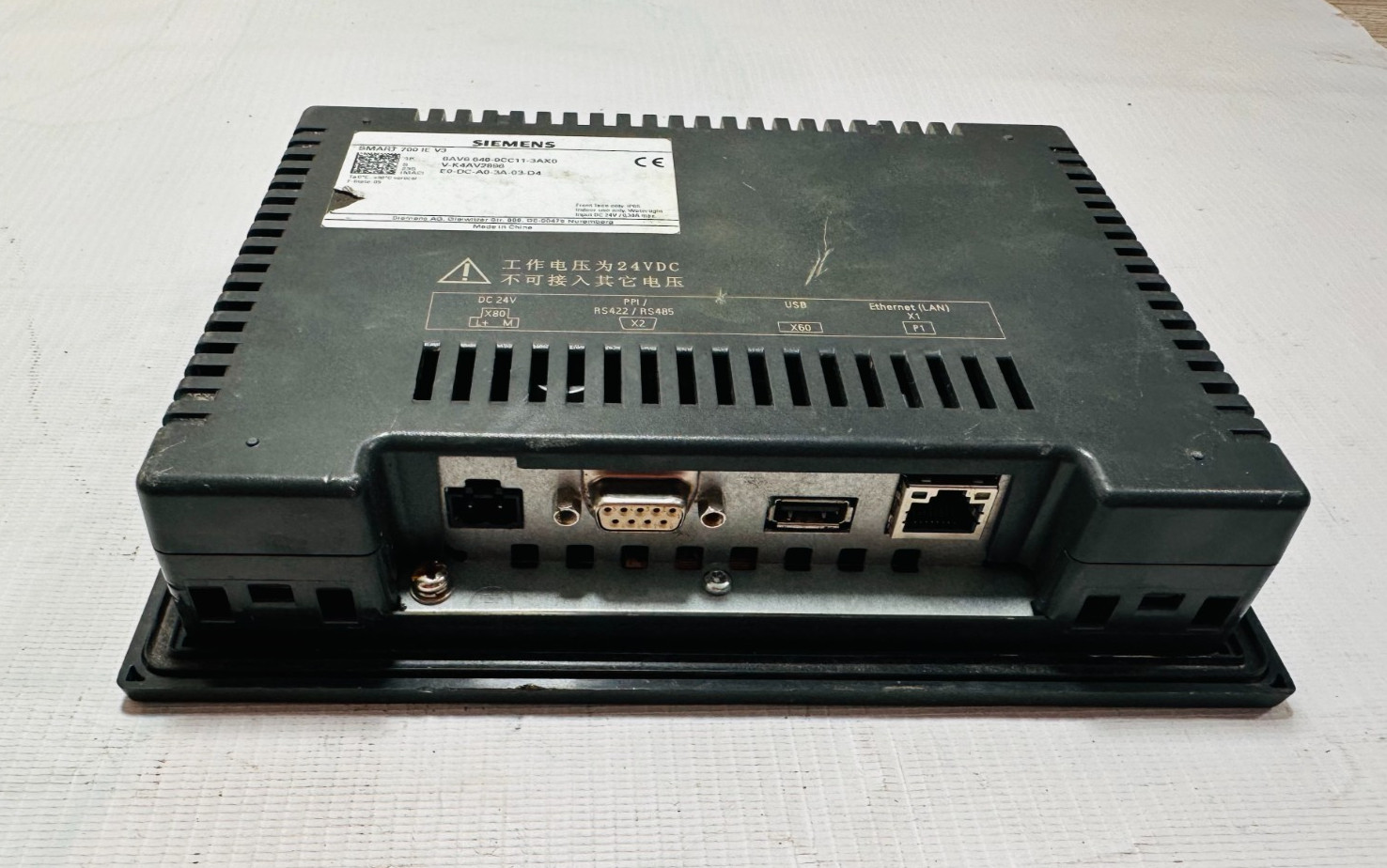 SIEMENS 6AV6 648-0CC11-3AX0 SMART LINE 700 IE V3 TOUCH PENNEL 6AV66480CC113AX0