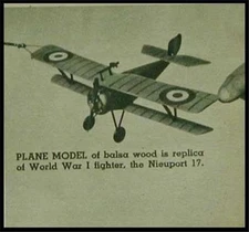 Tether Biplane Nieuport Pylon How-To Build PLANS indoors