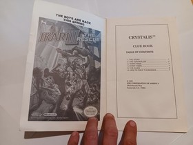 Crystalis NES Get A Clue Direct Order Strategy Guide EXTREMELY RARE No Writing