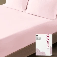 Mayfair Linen Luxury 100% Egyptian Cotton Queen Fitted Sheet Only - 800 TC Hotel