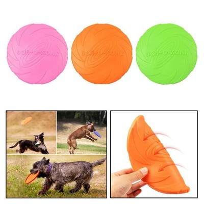 Pet Fliegenden Scheiben Spaß Werfen Fetch Abruf Strand Garten Interaktive