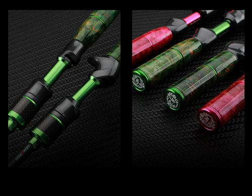 Canna da Pesca Telescopica Fibra di Carbonio Ultraleggera Spinning Casting Esca Palo Viaggio - Foto 23 di 55