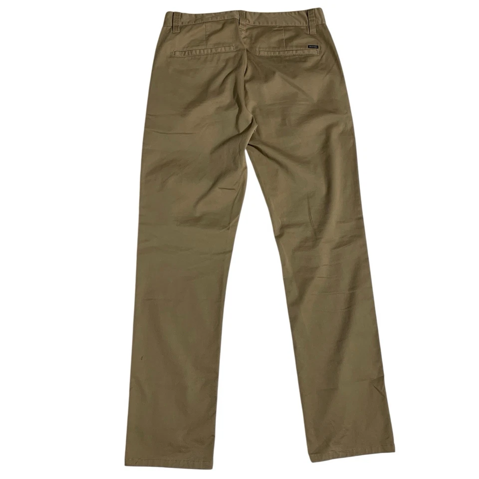 Pantalones chinos Brixton Reserve para hombre talla 32 x 32 corte estándar caqui  Foto 2 de 4