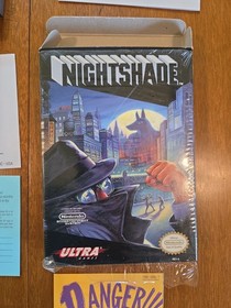 Nightshade Nintendo NES. Cib Poster Inserts. Works. Great Shape.