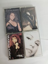Vintage 1990's Mariah Carey 4 Cassette Tape Lot; Music Box, Emotions VG