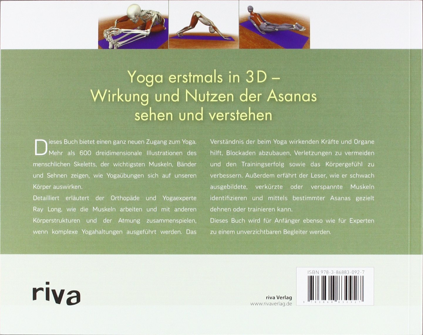 Thumbnail - Ray Long / Yoga-anatomie 3d