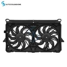 Electric Radiator Condenser Cooling Fan For 2005-2007 Chevrolet Silverado 1500