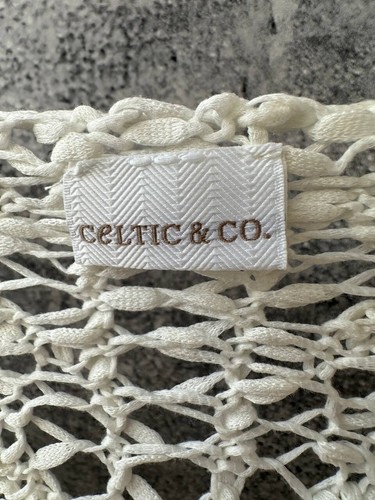 Celtic & Co Crochet Stitch Top Tunic Blouse Relaxed Mako Women's Size Small - Picture 8 of 9