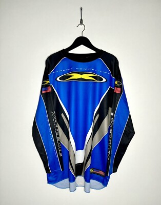 Xtreme Carlsbad California  Shirt Black Blue Motocross Racing Dirt Bike