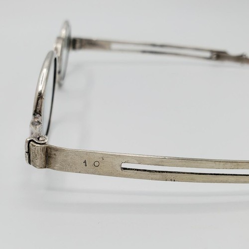 Moneta Argento Spectacles Connecticut di Henry Adams CT? c. 1830 Springfield MA. - Foto 6 di 11