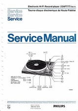 Manuale di servizio per Philips 22 AF 777 