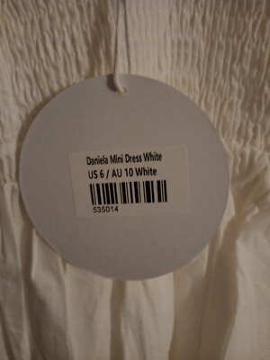 strapless open back dress All My Loving Contrast Babydoll Mini Dress Cream main image 1
