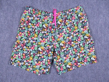 Chubbies Swim Trunks Mens 2XL Black Floral Tucan All Over Print 7" InseamLined