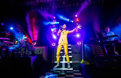 Tyler Glenn of Neon Trees at The Fillmore on June 29 in Detroit - 2014 Photo 40