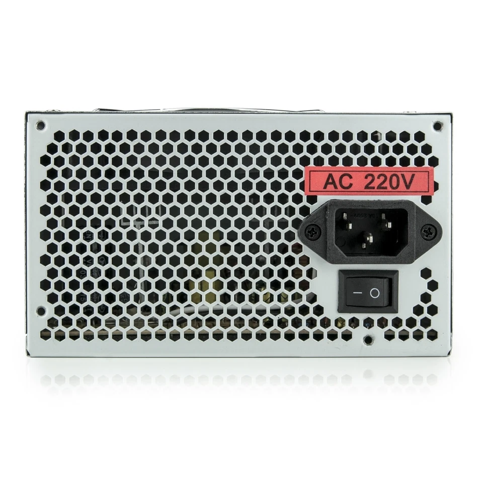 ALIMENTATORE 600W ATX FAN 12 cm TASTO ON/OF Retail Vultech CASE DESKTOP  - Immagine 4 di 4