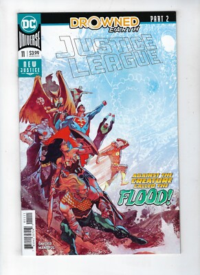 Justice League # 11 DC Comics Drowned Earth Part 2 Jan 2019 NM New