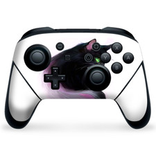 Nintendo Switch Pro Controller Skin Decal Vinyl Wrap - Siamese Cat Green Eyes