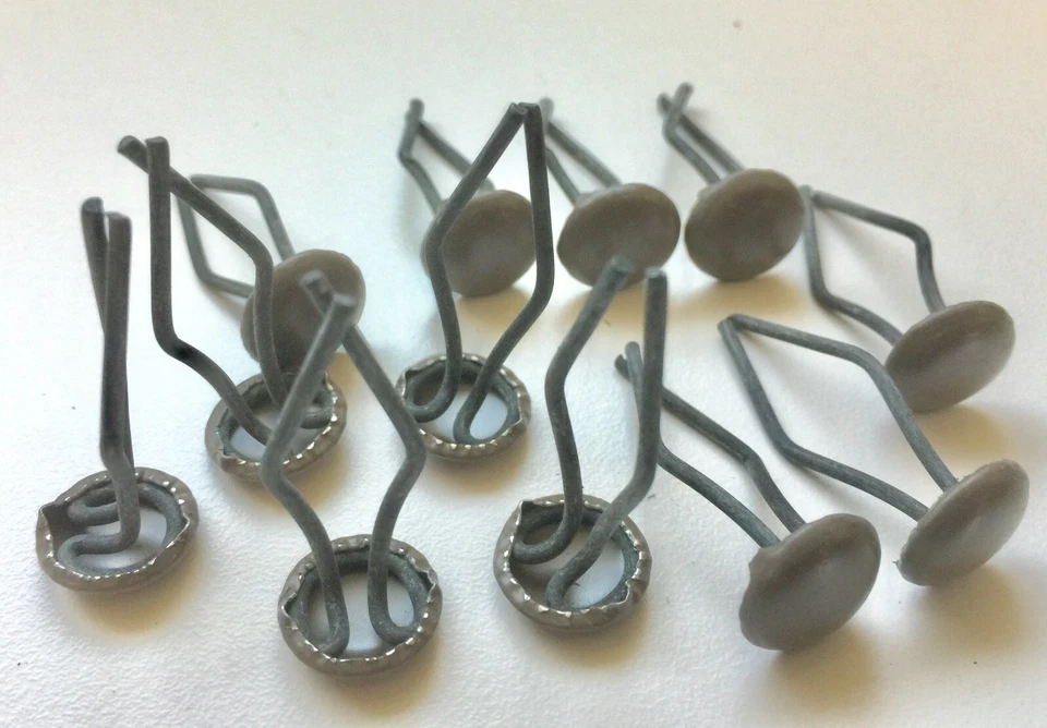 1953 1954  Chevrolet Truck Door Panel Retainer Clip set 12 pc # 332-34 Free Ship - Image 4 of 4