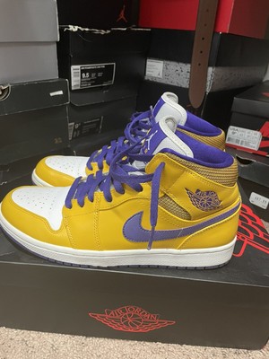 Jordan 1 Mid Lakers for Sale 