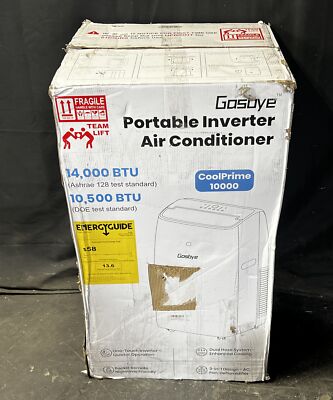 Gasbye CoolPrime 10000 Dual Hose Portable Inverter Air Conditioner 