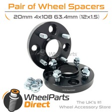 Spurverbreiterung zum Anschrauben (2) 4x108 63,4 20mm für Ford Street KA 03-08