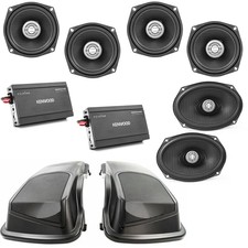 Kenwood P-hd5sg-98 Speaker Upgrade Package For Select 1998-2013 Harley Davidson