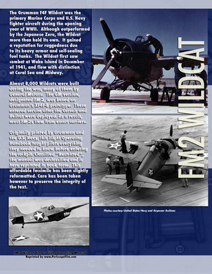 Grumman / G. M. F4F Wildcat Fighter Pilot's Flight Operating Manual