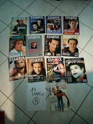 Konvolut 13 Starfix Filmzeitschriften - Erstausgaben 1980/1990 - Nicholson / Mel Gibson