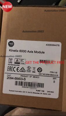 2094-BM03-S Servo Drive Kinetix 6000 Axis Module Allen-Bradley 2094BM03S New