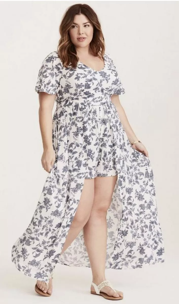 Torrid romper outlet dress