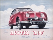 AUSTIN A90 "ATLANTIC" SPORTS SALOON BROCHURE, PUB No. 689/B.
