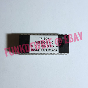 Roland TR-909 OS 4.0 EPROM Mise à niveau du micrologiciel KIT [Midi Timing Fix] / neuf ROM Chip